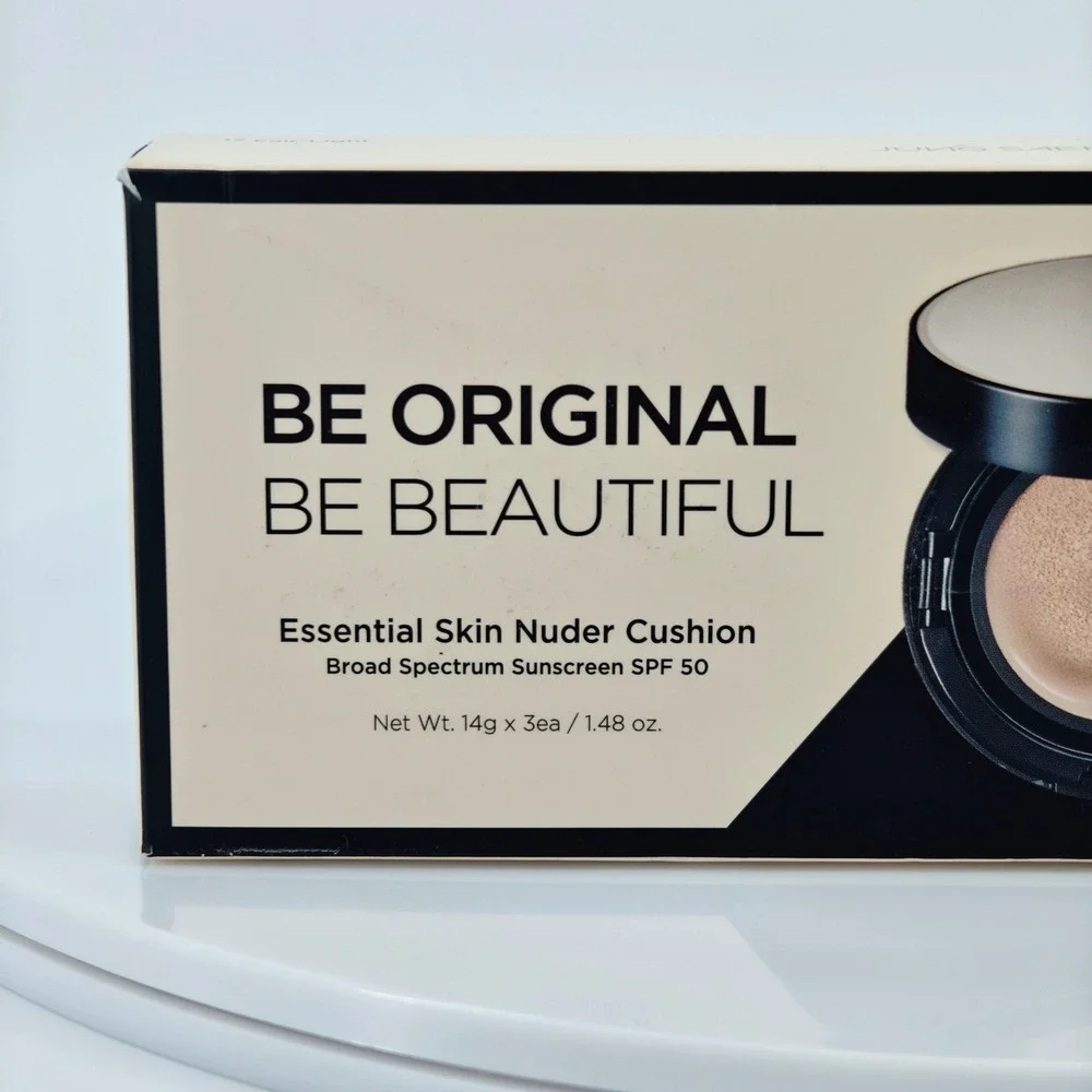 Jung Saem Mool Essential Skin Nuder Cushion‎ Foundation 21 Medium SPF 50 Bundle